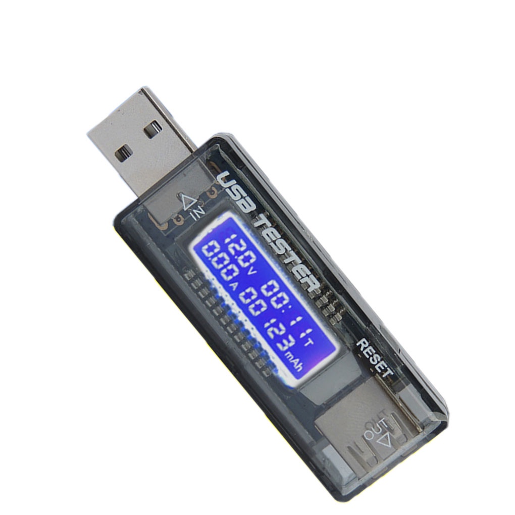 USB kiểm tra điện áp dòng điện sạc nhanh điện thoại di động màn hình kỹ thuật số
