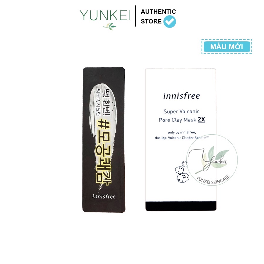 (Sample) Mặt nạ đất sét Innisfree Super Volcanic Pore Clay Mask 2X - 1 gói | BigBuy360 - bigbuy360.vn