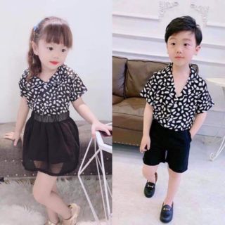 Áo Sơ Mi Lụa Cao Cấp Cho Bé