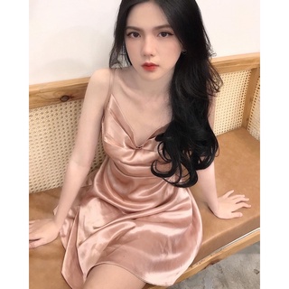 Đầm lụa Slin