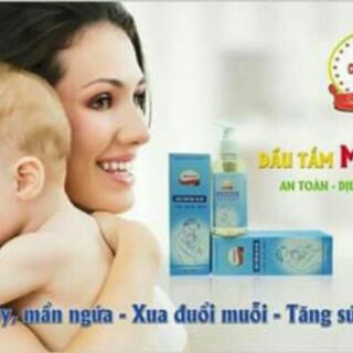 Dầu tắm thảo dược mẹ và bé Cầu Bình An