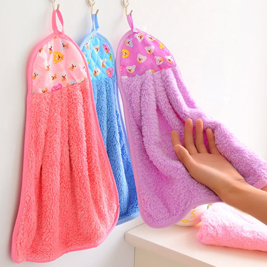 Khăn lau tay đa năng nhà bếp  lau bát đĩa siêu thấm cotton
