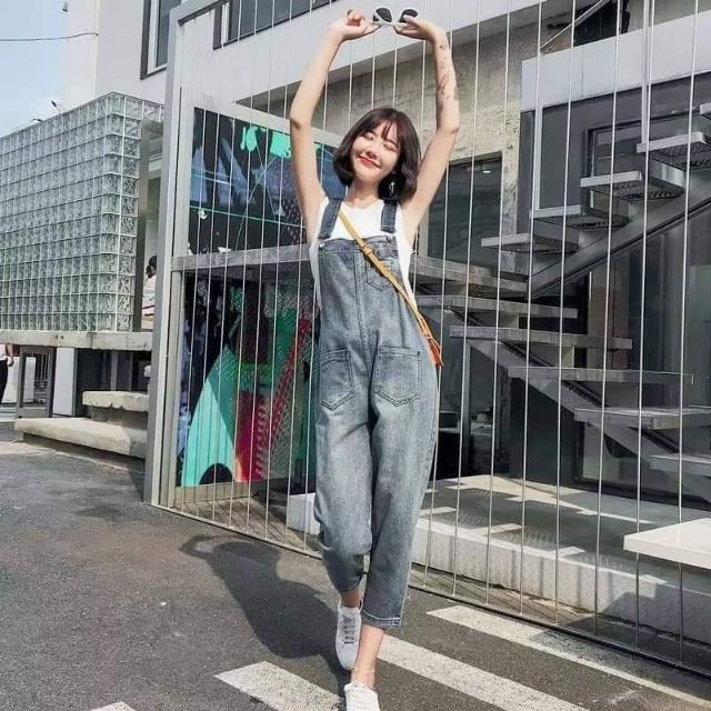 Quần yếm jeans | BigBuy360 - bigbuy360.vn