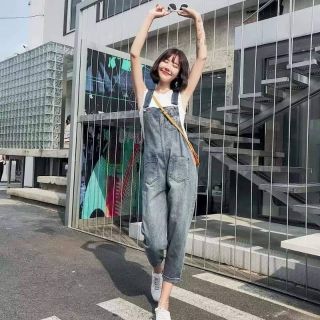 Quần yếm jeans