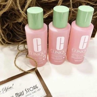 Clarifying Lotion 3 Clinique - NƯỚC HOA HỒNG DÀNH CHO DA DẦU/ DA HỖN HỢP SỐ 3
