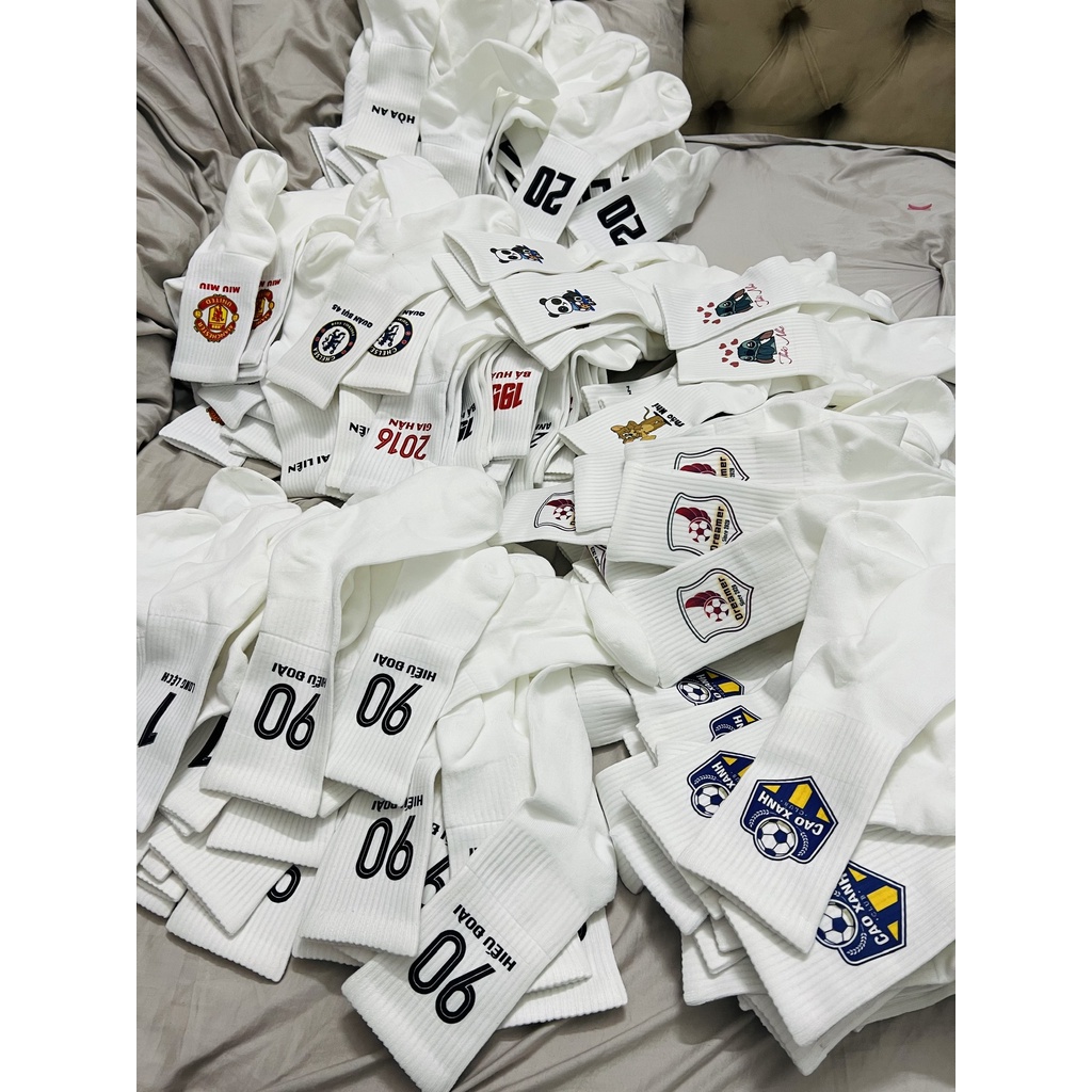 Tất in theo yêu cầu