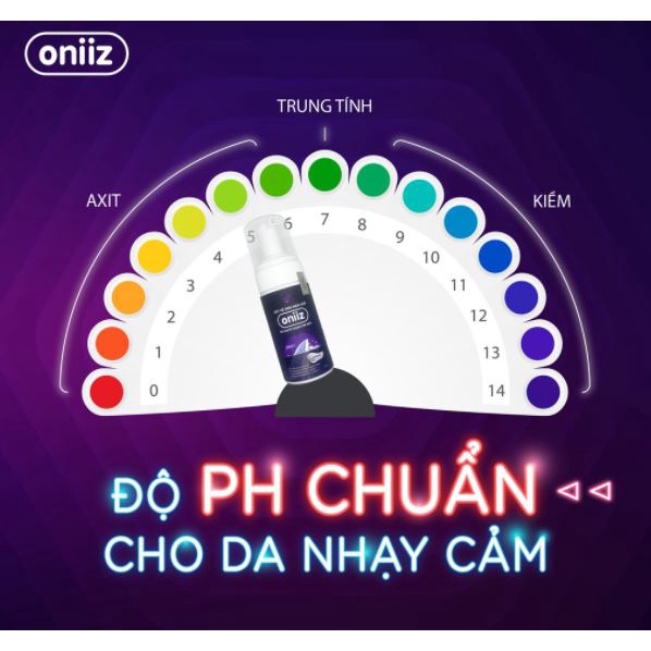 Bọt vệ sinh nam giới Oniiz - Dung dịch vệ sinh nam tạo bọt 100ml