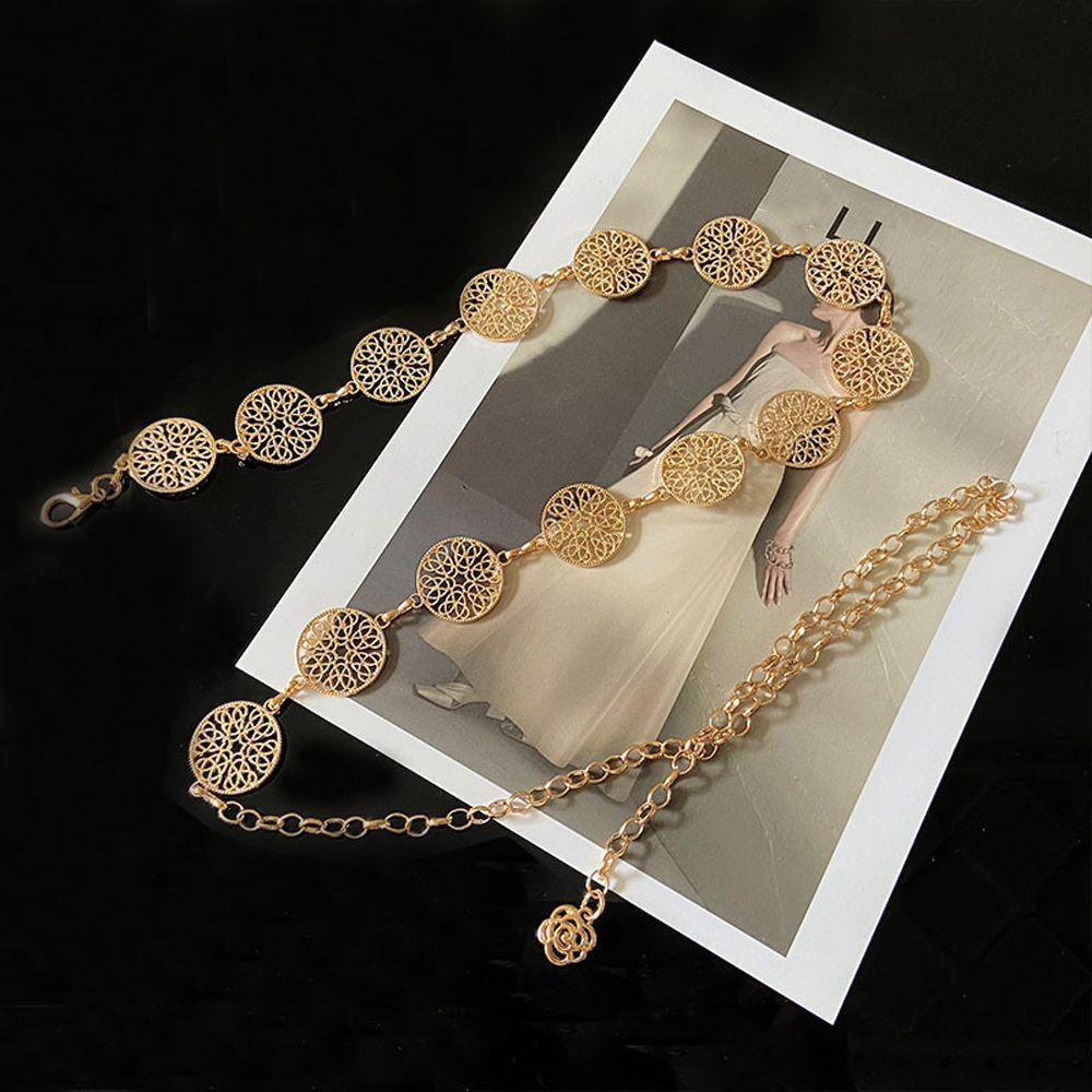 MXGOODS Dây Xích Thắt Lưng Thiết Kế Đục Lỗ Thanh Lịch Thời Trang Mùa Hè Cho Nữ