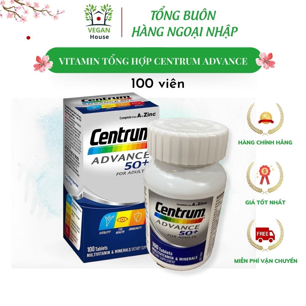 Vitamin tổng hợp Centrum Advance 50+ cho người lớn tuổi 100 viên