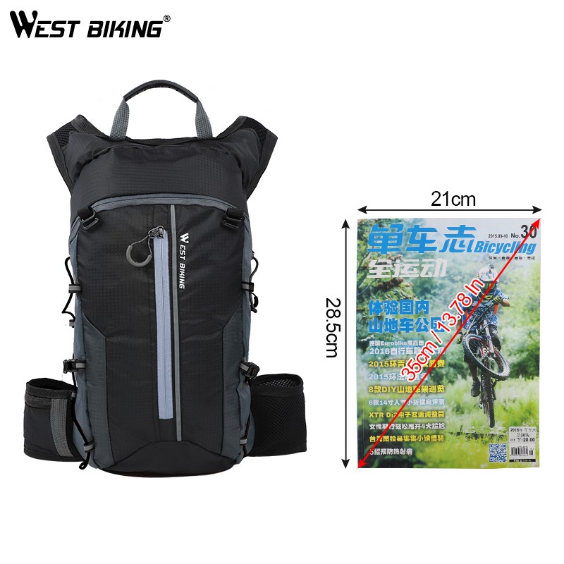 WEST BIKING Bicycle backpack Waterproof Super Light With 10L Capacity Convenient Cycling Accessories