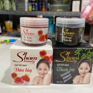 GEL LỘT MỤN THAN TRE VÀ HƯƠNG DÂU