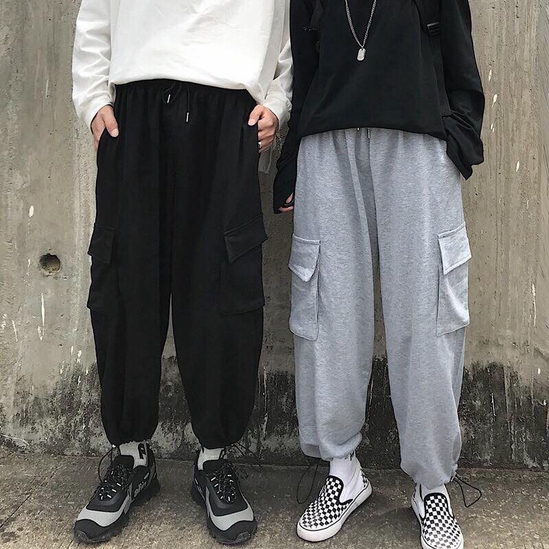 JOGGER BOX PANTS - QUẦN JOGGER TRƠN TÚI TO