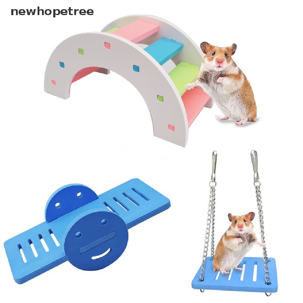Xích Đu Đồ Chơi Bằng Cầu Vồng Dành Cho Chuột Hamster