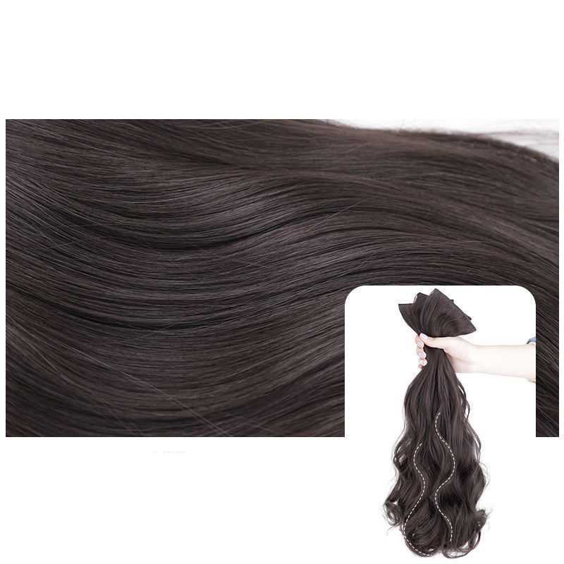 Set 3 dải tóc giả nữ Minezo kẹp xoăn sóng cao cấp làm dày tóc TG16
