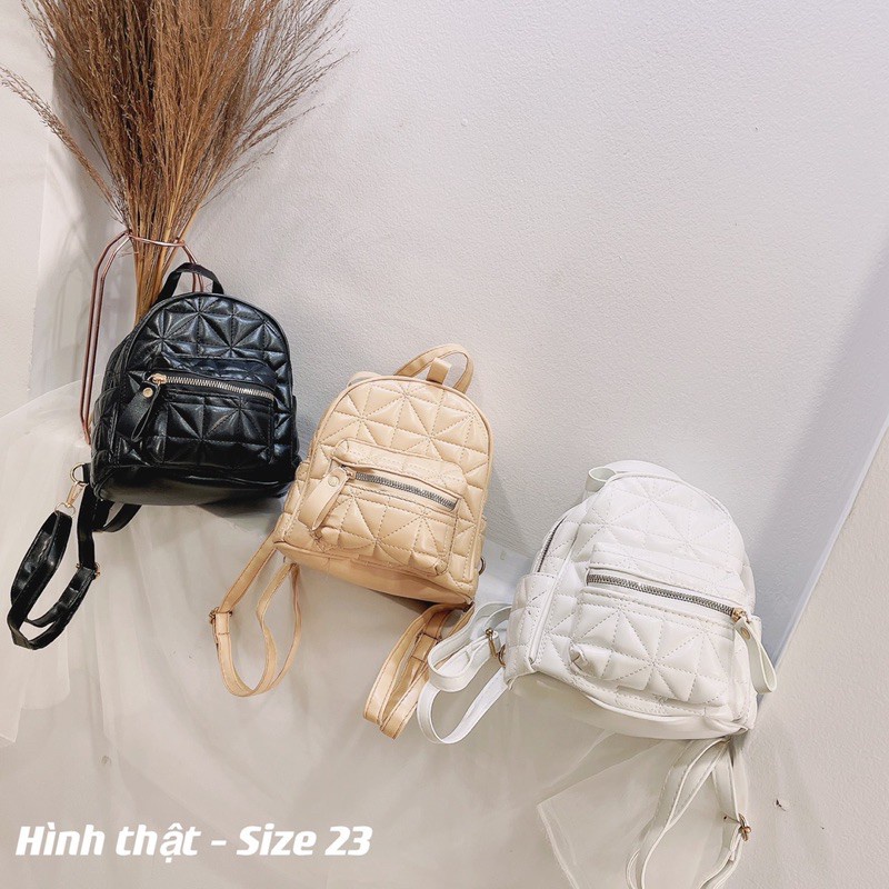 Balo nữ mini đi chơi đeo 2 kiểu dễ thương họa tiết thời trang giá rẻ