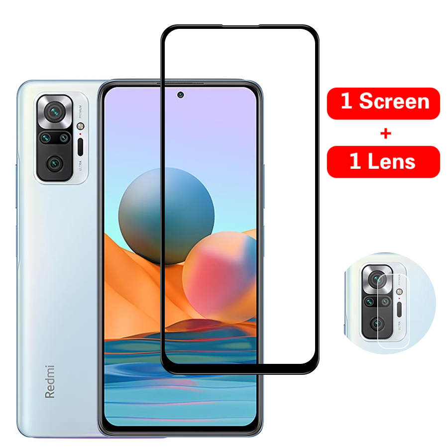 Bộ Kính Cường Lực Bảo Vệ Camera 2 Trong 1 Cho Xiaomi Mi 10t Redmi Note 7 8 9 10 K40 Pro Max 9s 9t 4g 5g K30 8a 7a Poco F2 F1 X3 Nfc M3