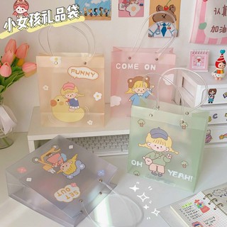 💥TÚI ĐỰNG QUÀ TÚI NHỰA TRONG SUỐT HÌNH DỄ THƯƠNG PHONG CÁCH HÀNG QUỐC💥