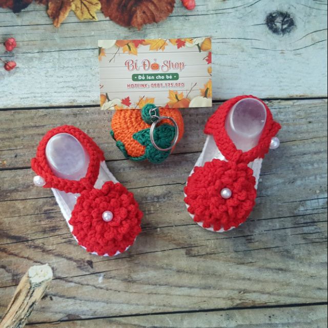 Giày len handmade cho bé !!