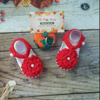 Giày len handmade cho bé !!