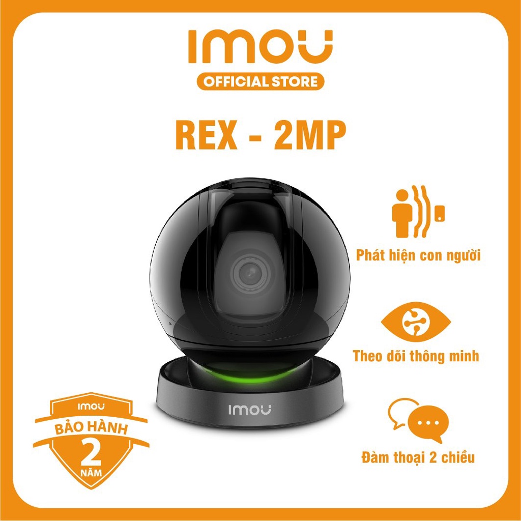 Camera Wifi Imou Rex (2MP) I Phát hiện con người I Theo dõi thông minh I Đàm thoại 2 chiều I Bảo hành 2 năm