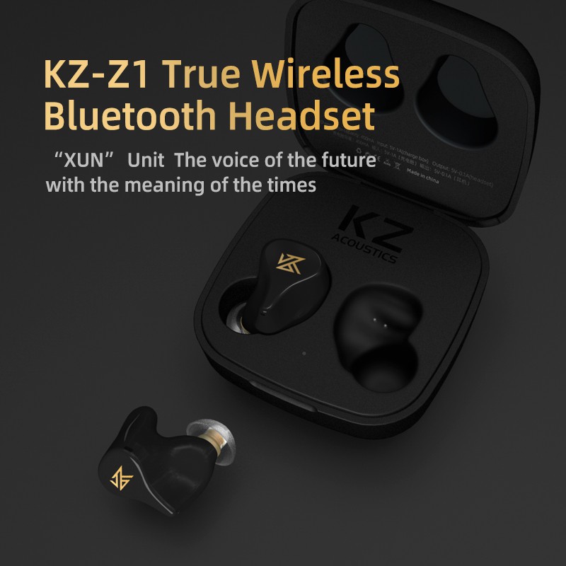 KZ Z1 TWS True Wireless Bluetooth 5.0 Earphones Dynamic Game Earbud Touch Control Sport Headset KZ Z3 S2 S1