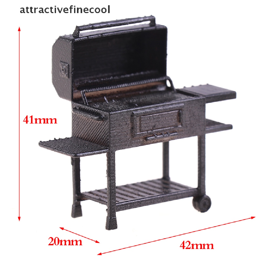 Mô Hình Đồ Nướng BBQ Mini Tỉ Lệ 1 / 20 Dùng Để Trang Trí Nhà Búp Bê