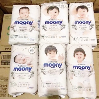 Bỉm tã MOONY NATURAL Nội Địa Nhật dán/quần