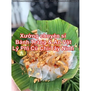 Bánh tráng phơi sương muối nhuyễn hành phi sa tế tắc cay – bánh tráng tây ninh – đặc sản tây ninh