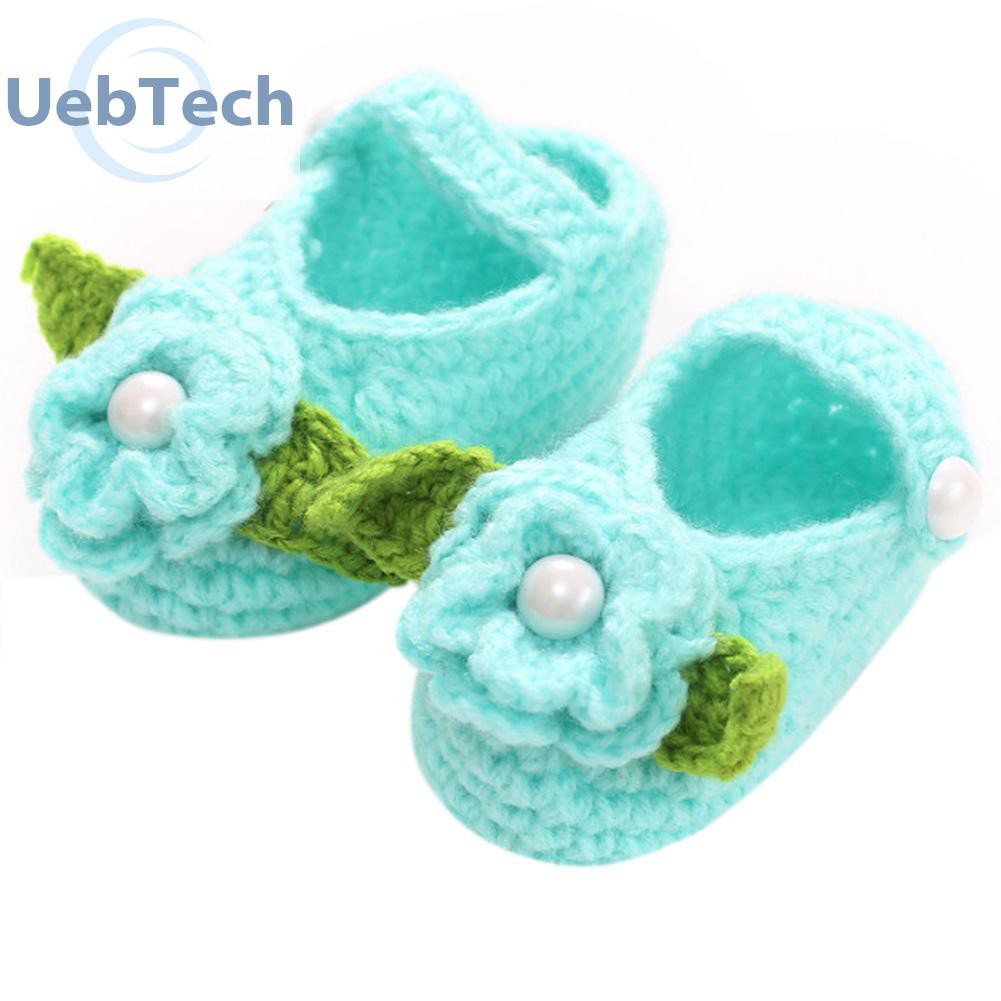 Giày Đan Len Thủ Công Cho Bé Sơ Sinh