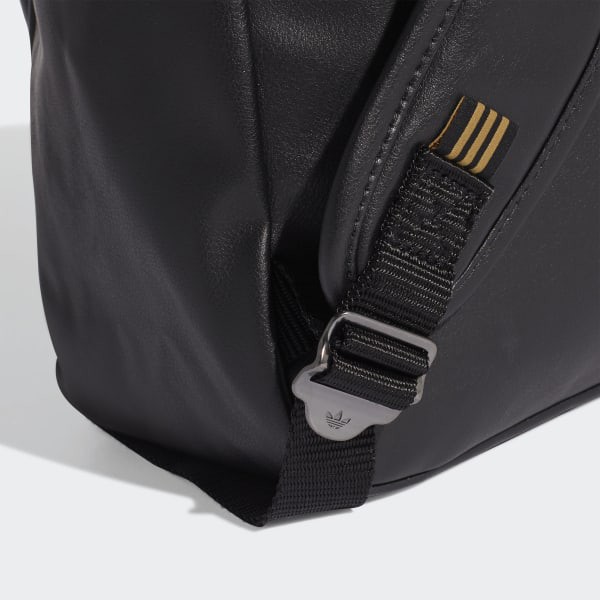 Balo Da Adidas Chính Hãng FREESHIP Adidas Originals Leather Black Gold Backpack - Ba Lô Adidas Chuẩn Auth - [FL9627]