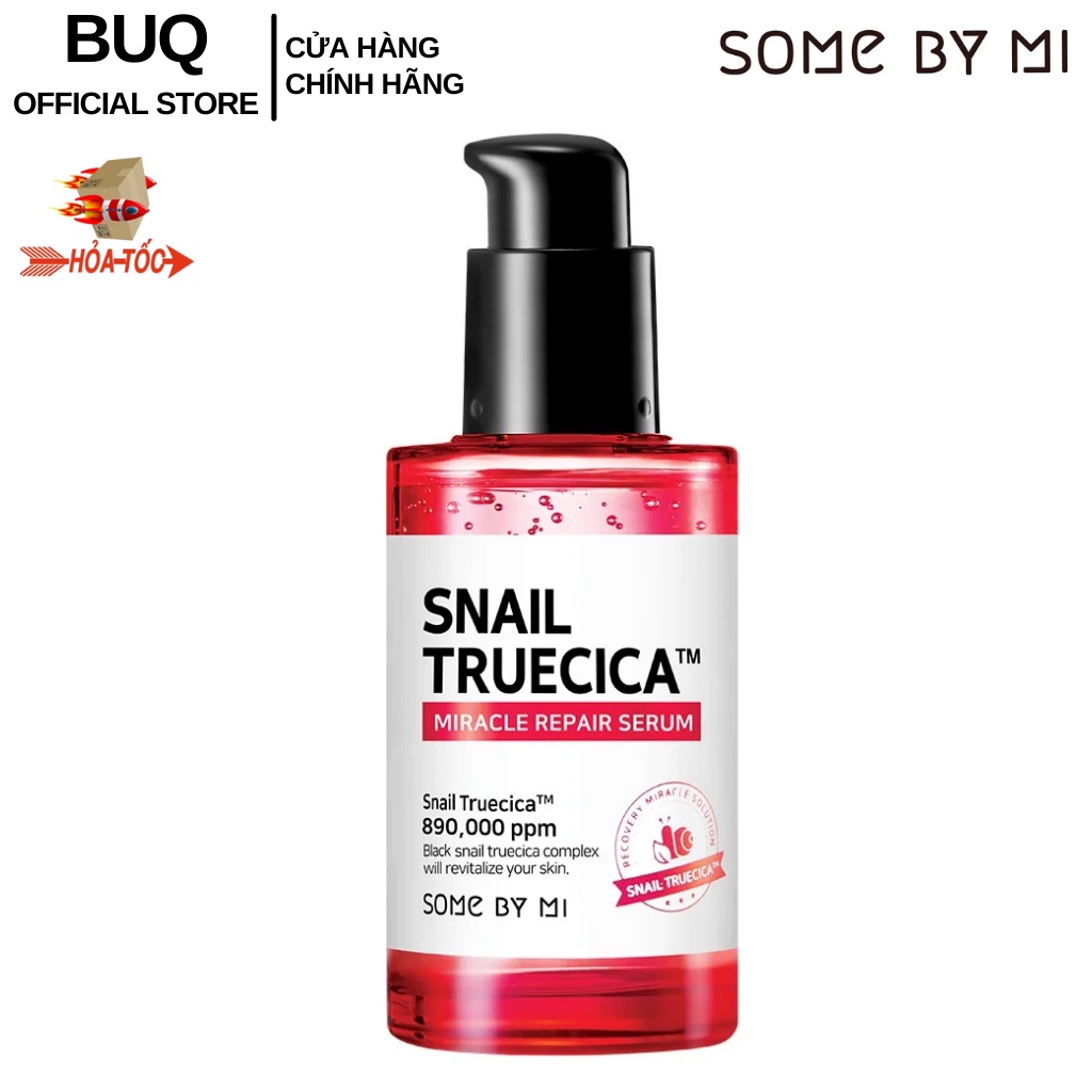Tinh Chất Dưỡng Phục Hồi, Cải Thiện Vết Thâm, Sẹo Lõm Some By Mi Snail Truecica Miracle Repair Serum 50ml