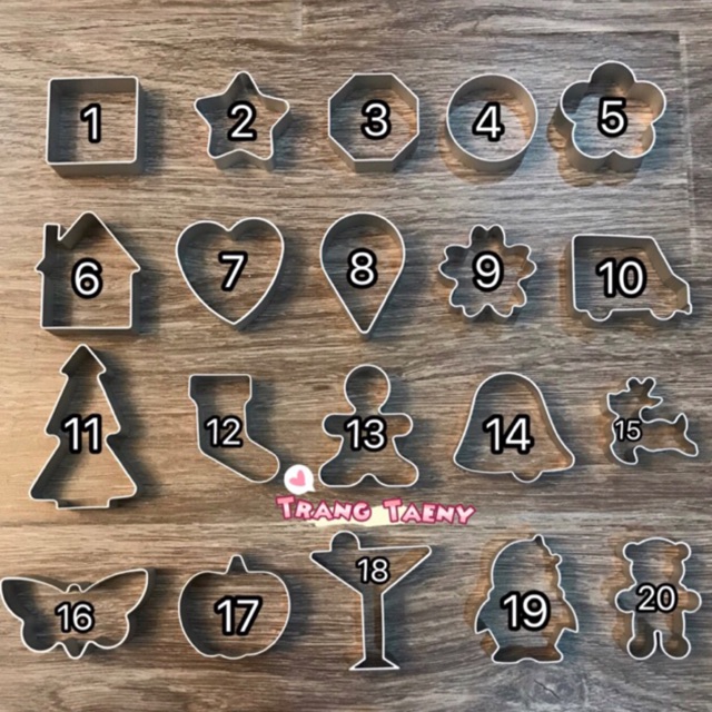 Cutter Lẻ 1 / Khuôn Nhấn Bánh Quy