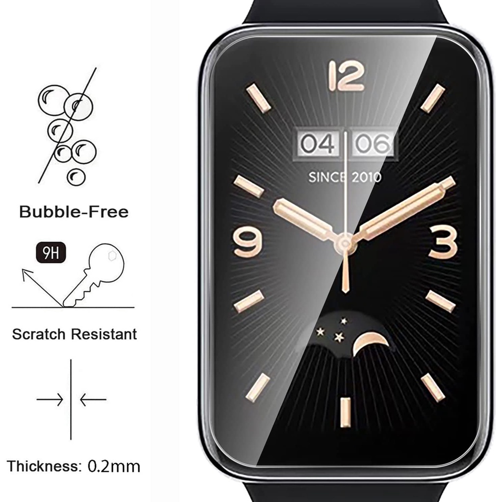 Miếng Dán Hydrogel Mềm Bảo Vệ Màn Hình Cong Cho Đồng Hồ Thông Minh Xiaomi Mi Band 7 Pro Mi Band 7pro