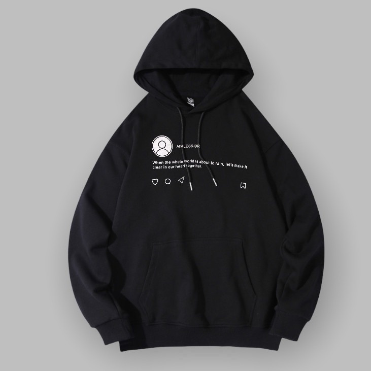 Áo khoác hoodie instagram phù hợp nam nữ giá rẻ