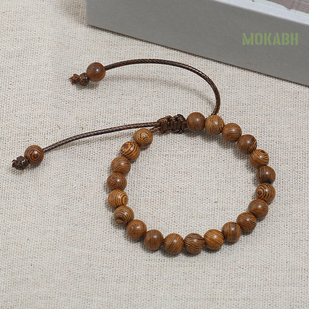 Vòng Tay Chuỗi Hạt Gỗ Thời Trang Cho Nam Và Nữ