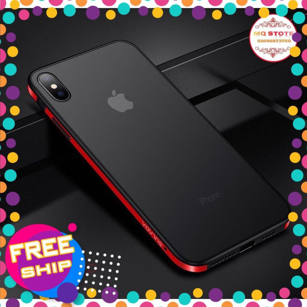 [Rẻ]  IPHONE 6+/7+/8+/X/XS/XS MAX ỐP LƯNG SULADA CHỐNG VÂN TAY TUYỆT ĐỐI -đẹp