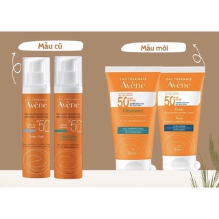 Kem Chống Nắng Avene Mattifying Cleanance SPF50+ 50ml, Avene Dry Toucher Fluide, Kem chống nắng cho da dầu, nhạy cảm