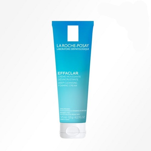 Sữa Rửa Mặt La Roche-Posay Effaclar Deep Cleansing Foaming Cream Tạo Bọt Làm Sạch Dành Cho Da Dầu Nhạy Cảm 125ML