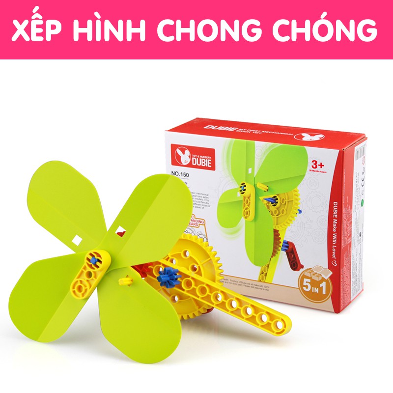 Bộ Đồ chơi Xếp hình - Chong chóng cho bé