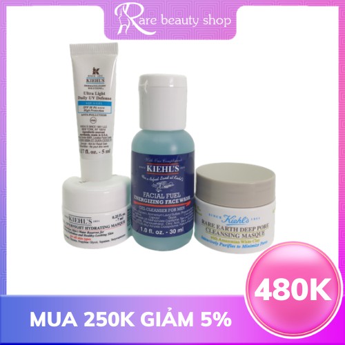 (Duty free) bộ sản phẩm Kiehl's mini size duty (số 26)