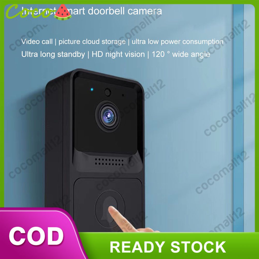 ⭐IN STOCK X1 Smart Wireless Video Doorbell Home Security Hd Infrared Night Vision Alarm Camera Real-time Video Calls Two Way Intercom ⭐cocomall12