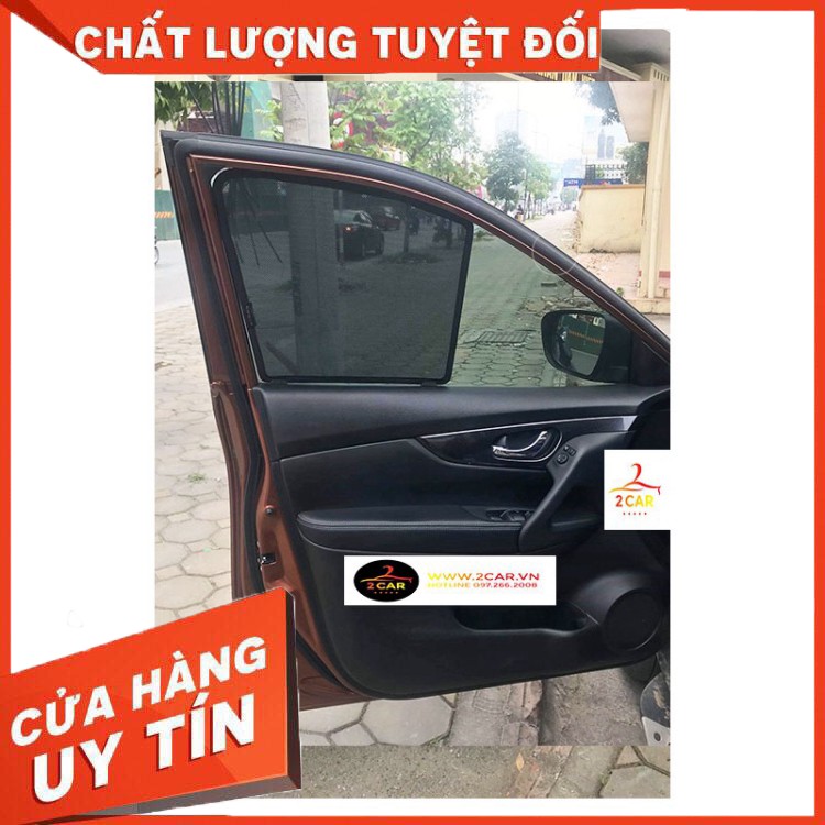 Rèm che nắng xe Nissan Xtrail có hít nam châm cao cấp - 1 bộ 4 cánh