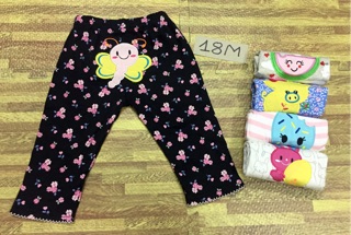 Set 5 Quần dài mông thú Carter bé gái