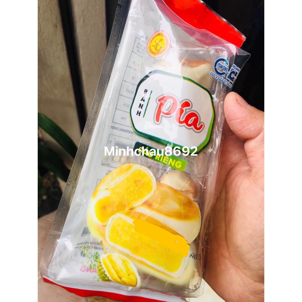 Bánh Pía Sầu riêng đậu xanh Lương Trân đặc sản Sóc Trăng Gói 5 cái