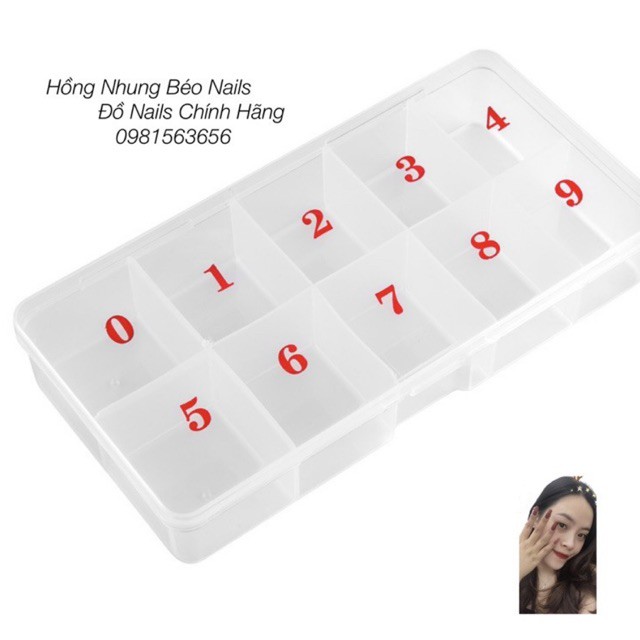 Hộp Đựng Móng Giả, Hộp Đựng Phụ Kiện Nail