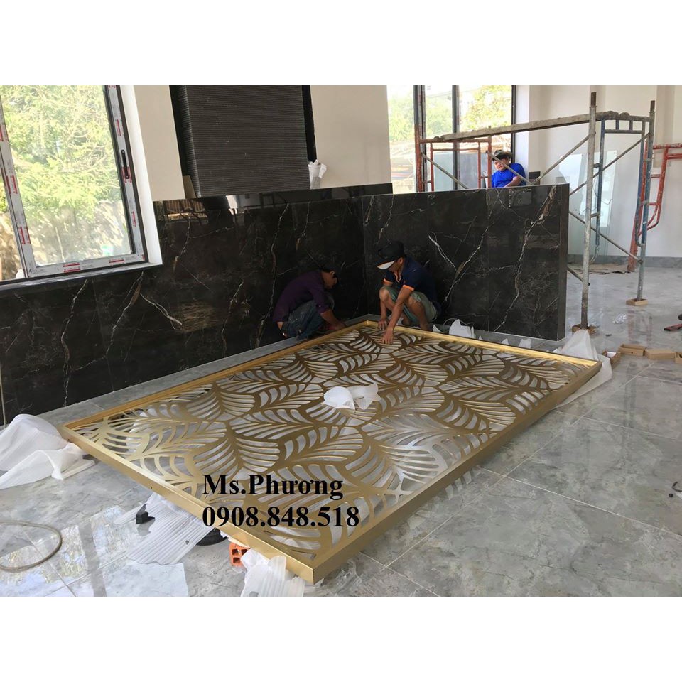 Top những mẫu vách ngăn sắt CNC trang trí nội thất phòng khách, office, quán cafe, nhà hàng, spa sang trọng và hiện đại