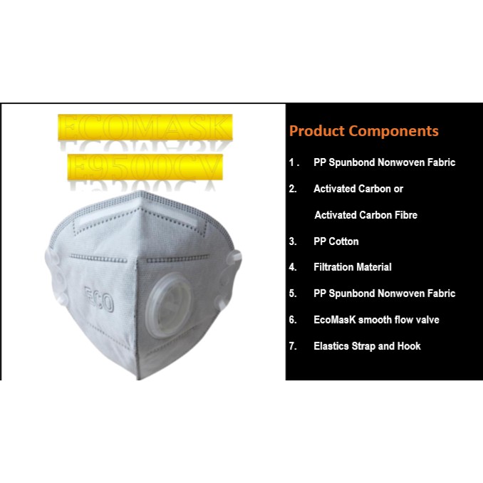 Combo 10 Khẩu trang bảo vệ Eco 9500CV | BigBuy360 - bigbuy360.vn