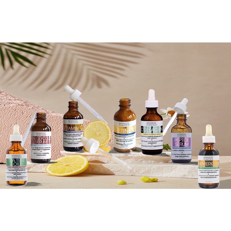 Mỹ phẩm Serum Advanced Clinicals 52ml 6 loại serum mang thương hiện Mỹ