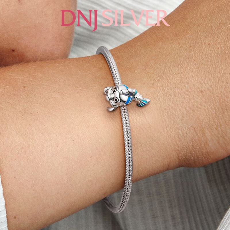 Charm bạc 925 cao cấp, hàng chuẩn bạc - Charm Disney The Little Mermaid Flounder thích hợp để mix vòng tay charm - DN209