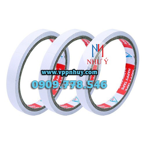Băng keo 2 mặt 1,2cm  24gr